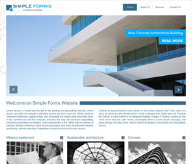 Strona WWW Firmy Architektonicznej
