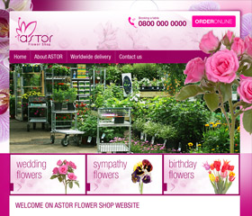 Strona WWW Kwiaciarni